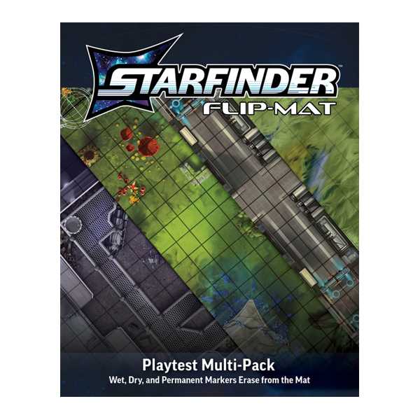Starfinder Flip-Mat: Second Edition Playtest Multi-Pack 1