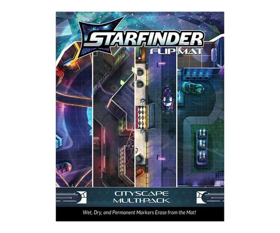 Starfinder Flip Mat Cityscape Multi Pack Roleplaying Game by Paizo Publishing 1