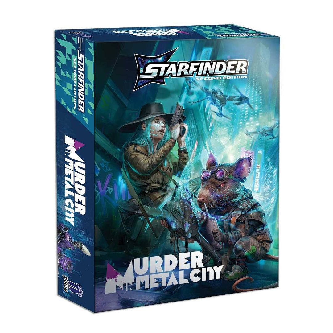 Starfinder Murder in Metal City Deluxe Adventure Roleplaying Game Box