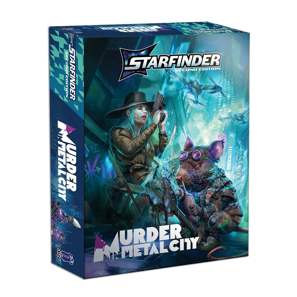 Starfinder Murder in Metal City Deluxe Adventure Roleplaying Game Box