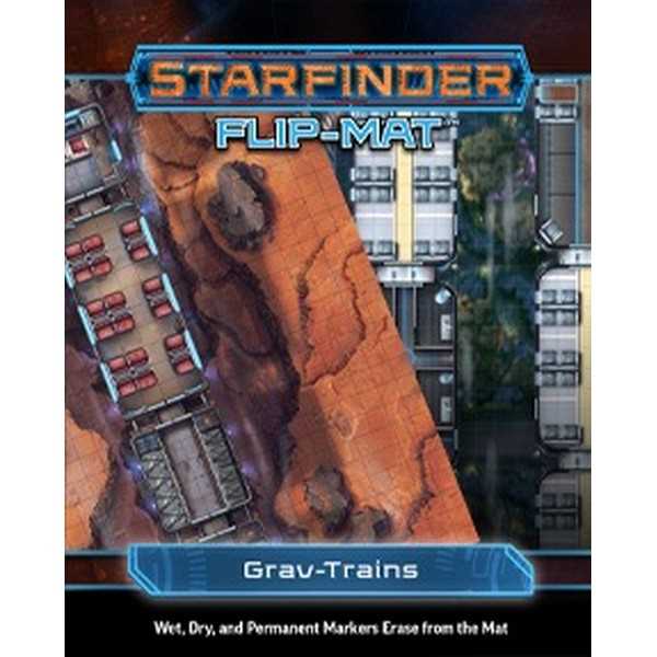 Starfinder Flip-Mat: Grav Trains 1