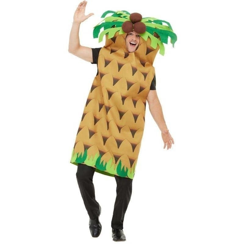 Palm Tree Costume Adult One Size Green Tabard 1