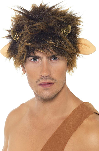 Pan Costume Adult Brown Ears Horns 4