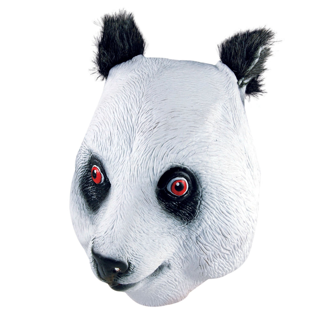 Panda Mask Rubber Overhead Adult_1