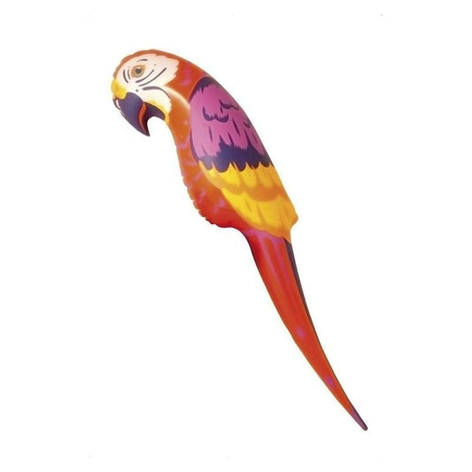 Inflatable Parrot Adult Red Orange and Yellow 103cm Beach Party Accessory 1