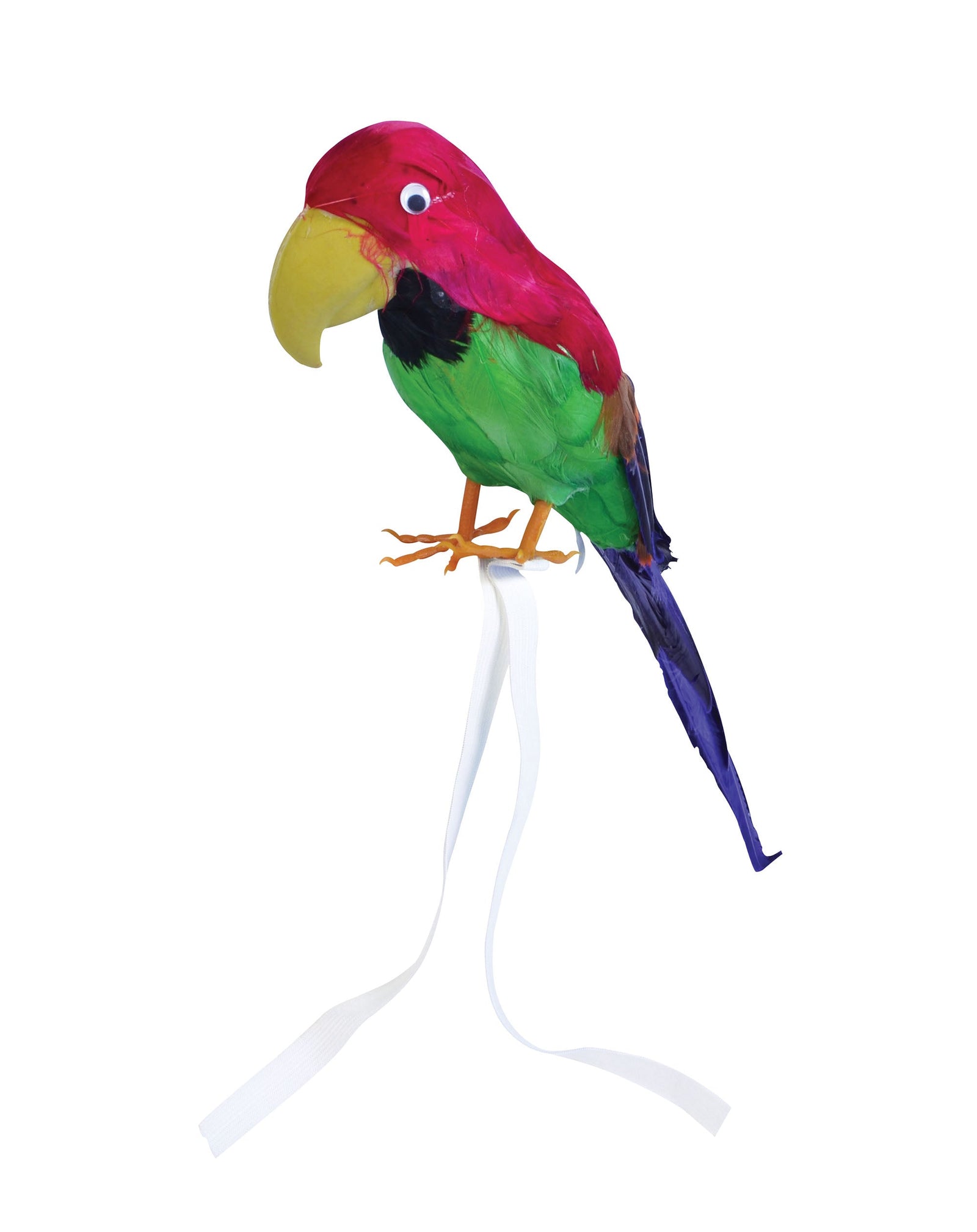 Parrot Feather Covered 15 Inch Pirate Costume Accessory 1