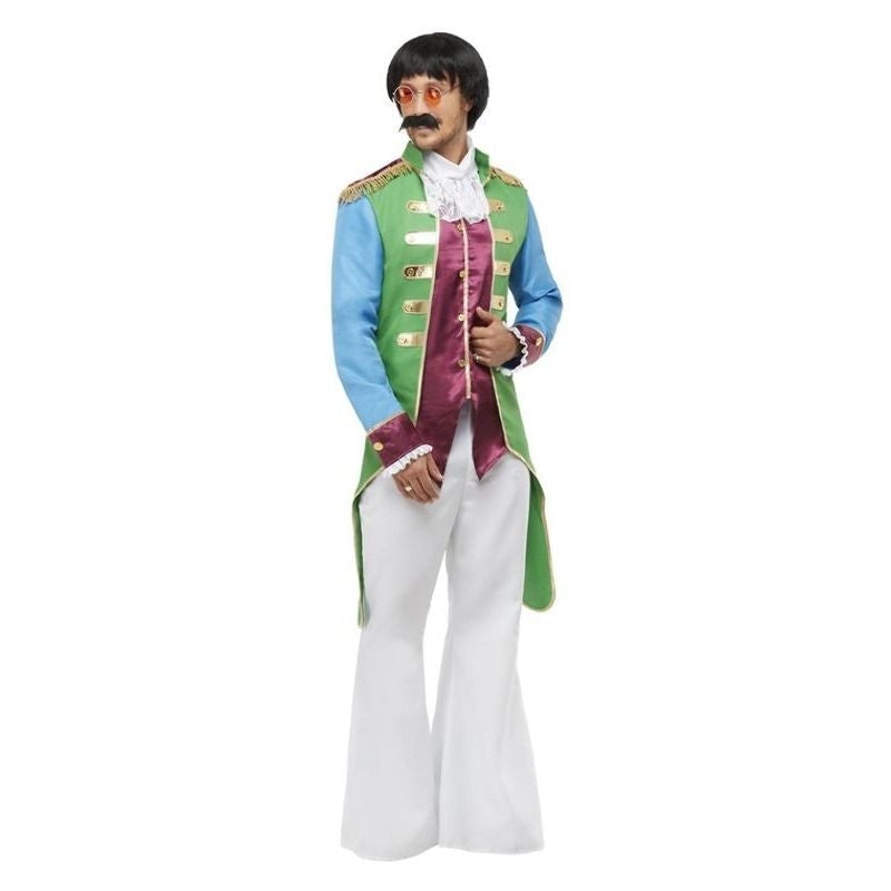 Party Jacket Blue Green and Purple Gold Trim 1