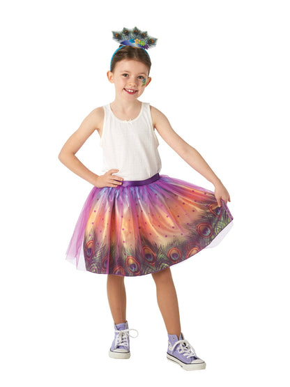Peacock Tutu Set Child Costume 2
