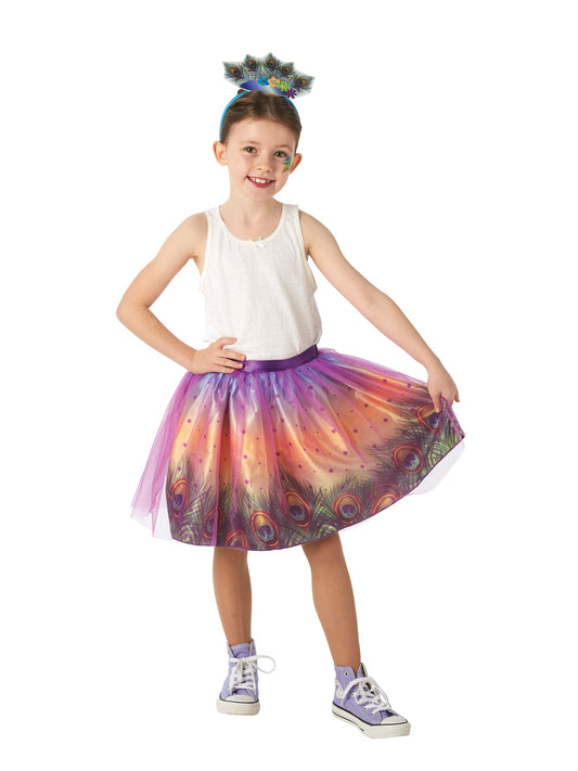 Peacock Tutu Set Child Costume 2