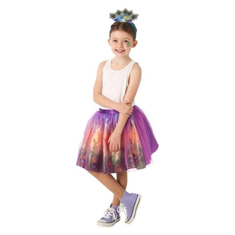 Peacock Tutu Set Child Costume 1