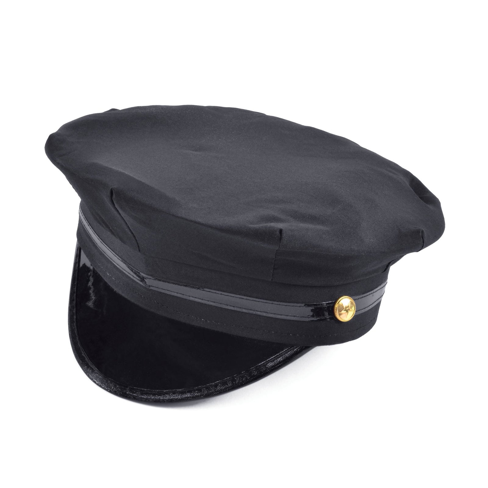 Peaked Hat Black Chauffeur Cap 1