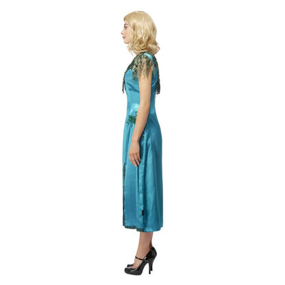Peaky Blinders Grace Shelby Costume Adult Blue 3