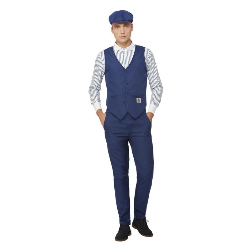 Peaky Blinders Shelby Costume Adult Blue 1