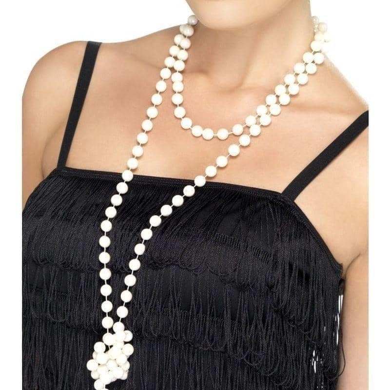 Pearl Necklace Adult White_1