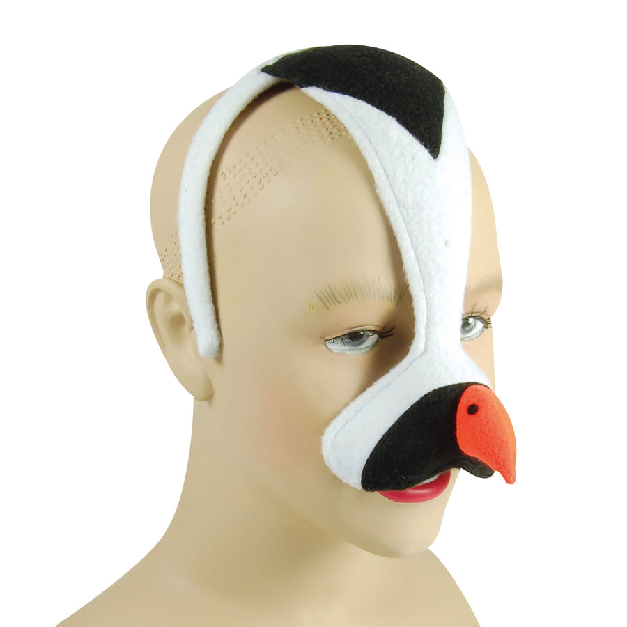 Penguin Mask Soft Fabric on Headband_1