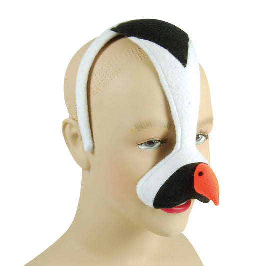 Penguin Mask Soft Fabric on Headband 1
