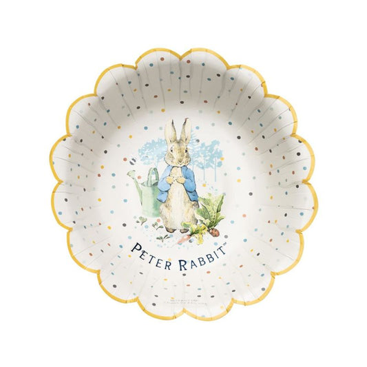 Peter Rabbit Classic Cream and Blue Party Bowls 8pk 6.5inch Diameter Tableware 1