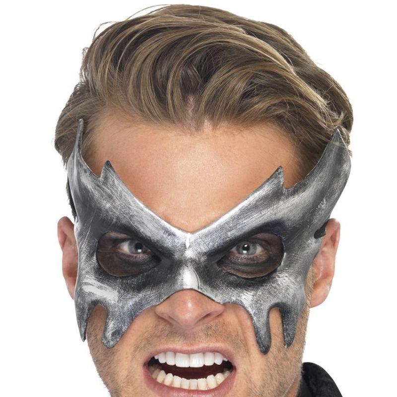 Phantom Masquerade Mask Adult Grey_1