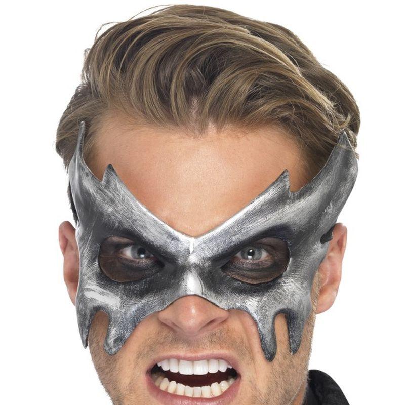 Phantom Masquerade Mask Adult Grey 1