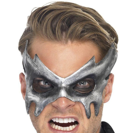 Phantom Masquerade Mask Adult Grey 1