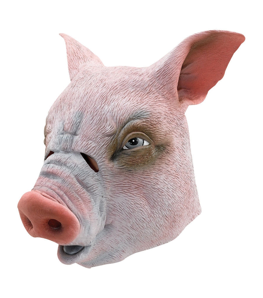 Pig Mask Rubber Overhead Adult_1
