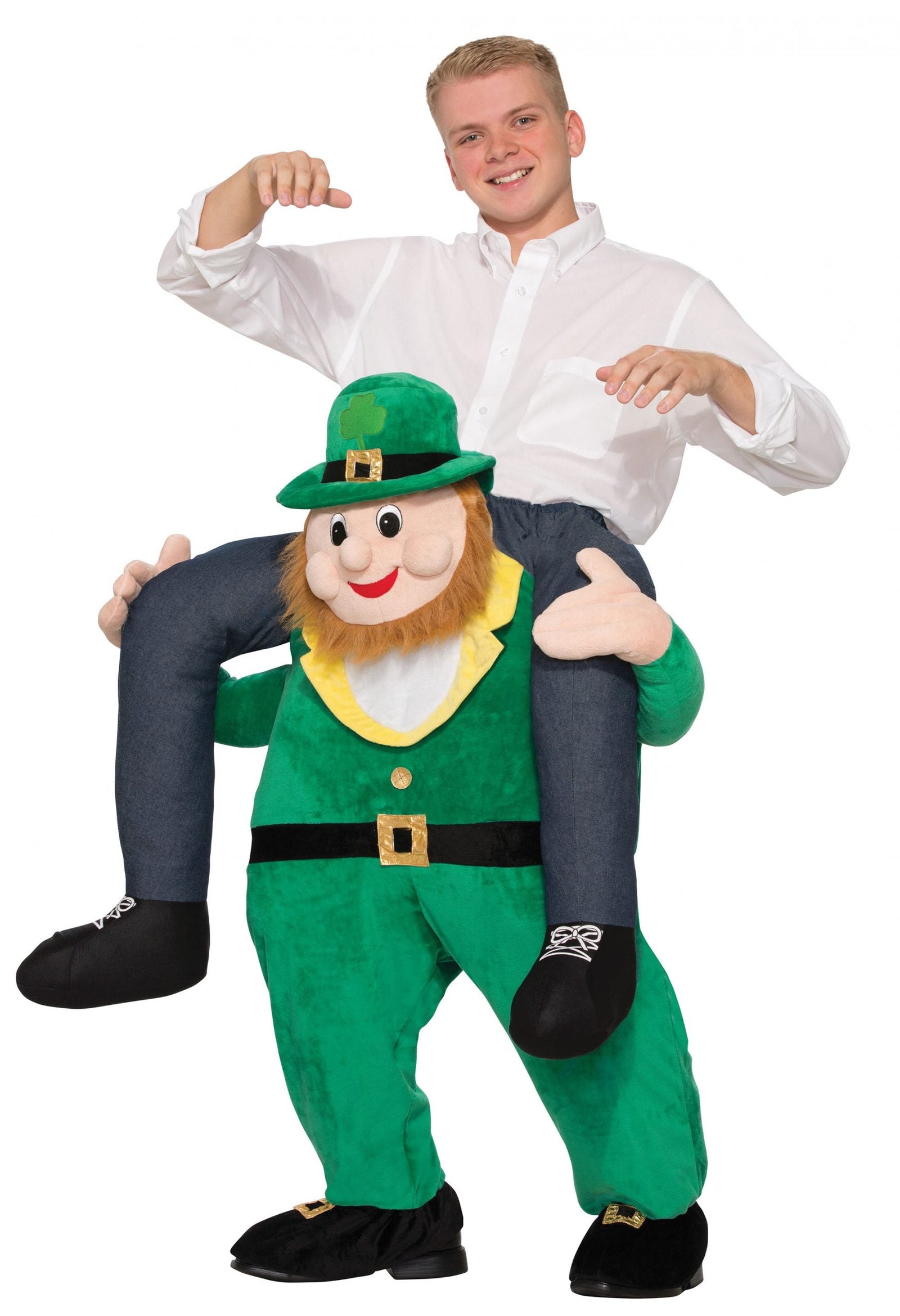 Piggy Back Leprechaun Costume St Patricks 1