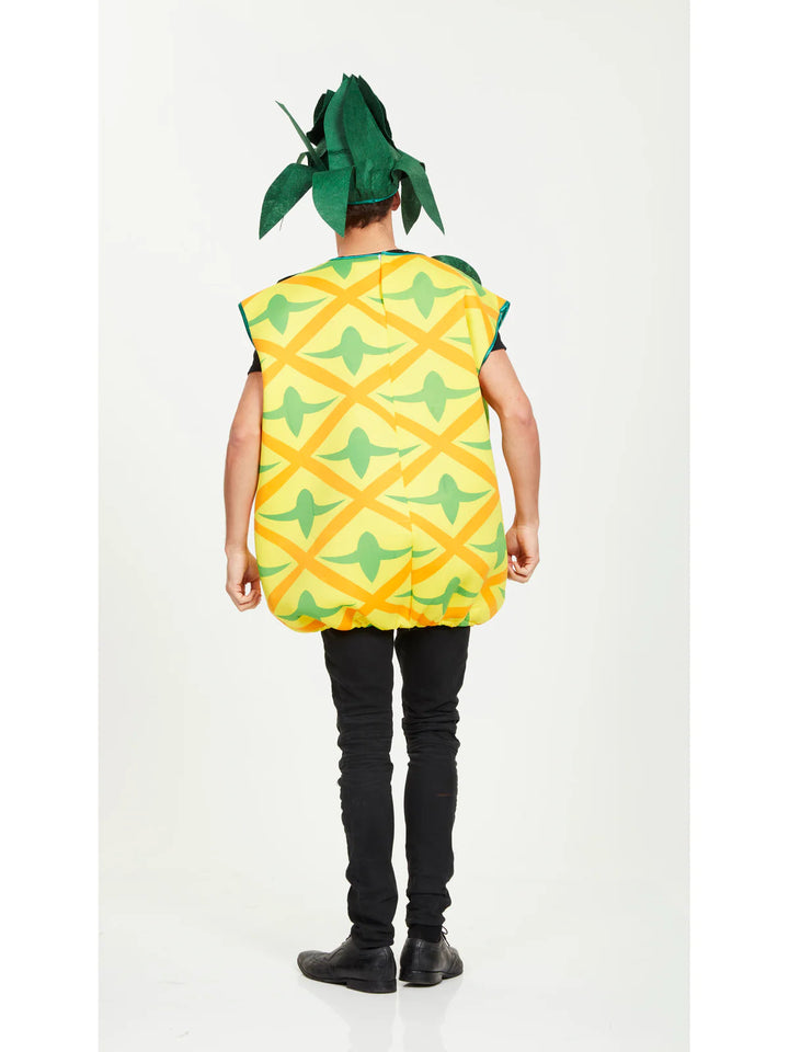 Size Chart Pineapple Costume Adult Tabard and Hat
