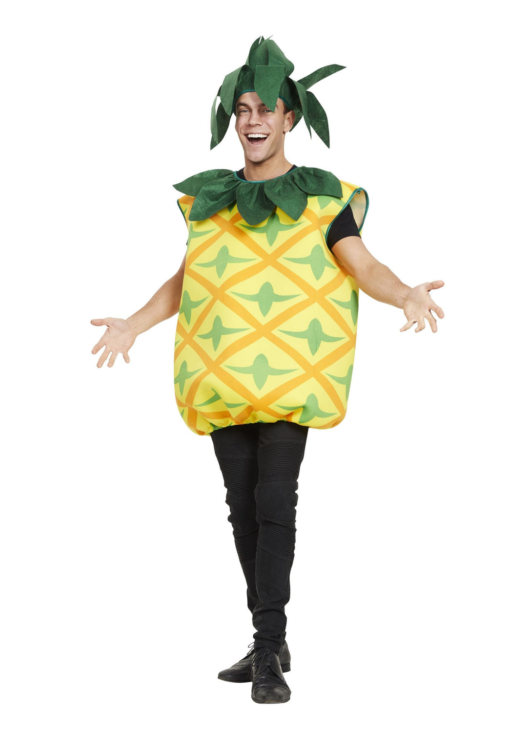 Pineapple Costume Adult Tabard and Hat_1
