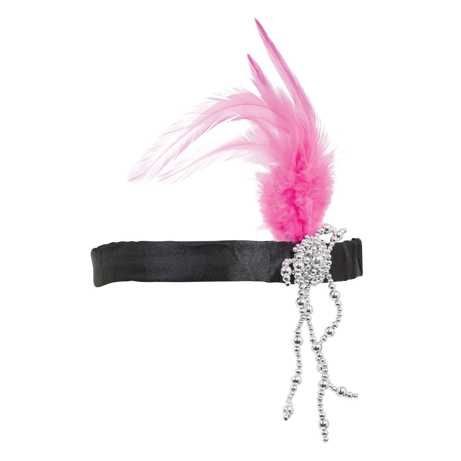 Pink Flapper Headband 1920s Flapper Costume Accessory 1