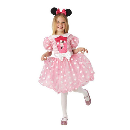 Pink Glitz Minnie Mouse Girls Costume 1