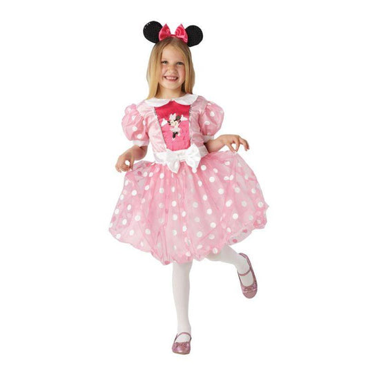 Pink Glitz Minnie Mouse Girls Costume 1