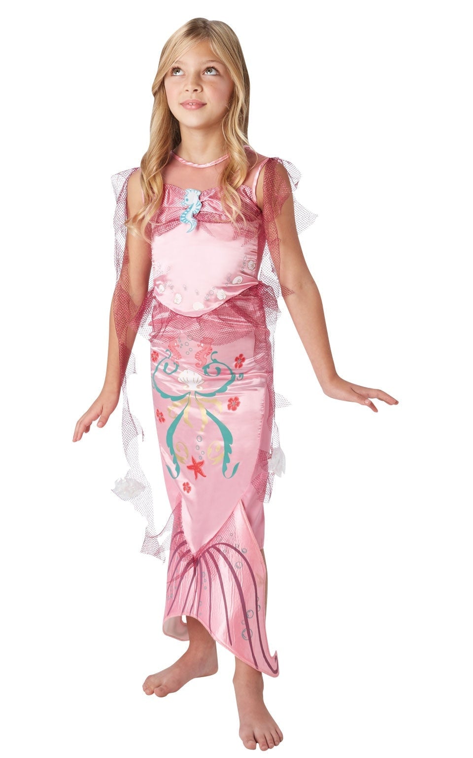 Pink Mermaid Ariel Childs Costume 1