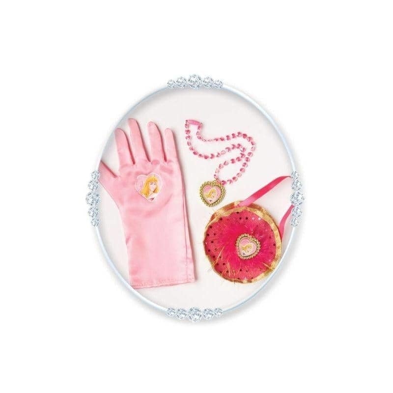 Pink Sleeping Beauty Bag & Glove Set 1