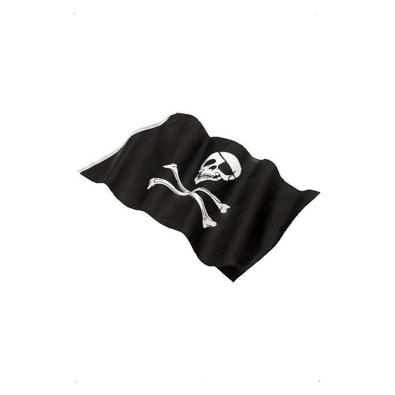 Pirate Flag Approx 152x91cm Adult Black Skull and Crossbones Print 2