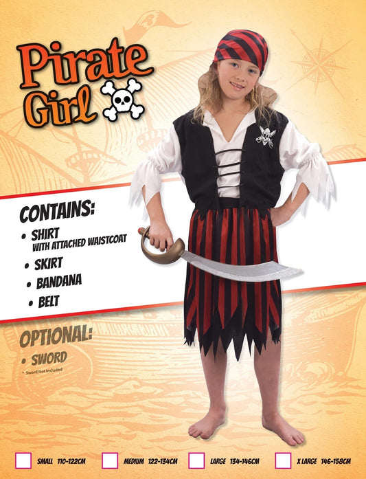 Pirate Girl Costume 2