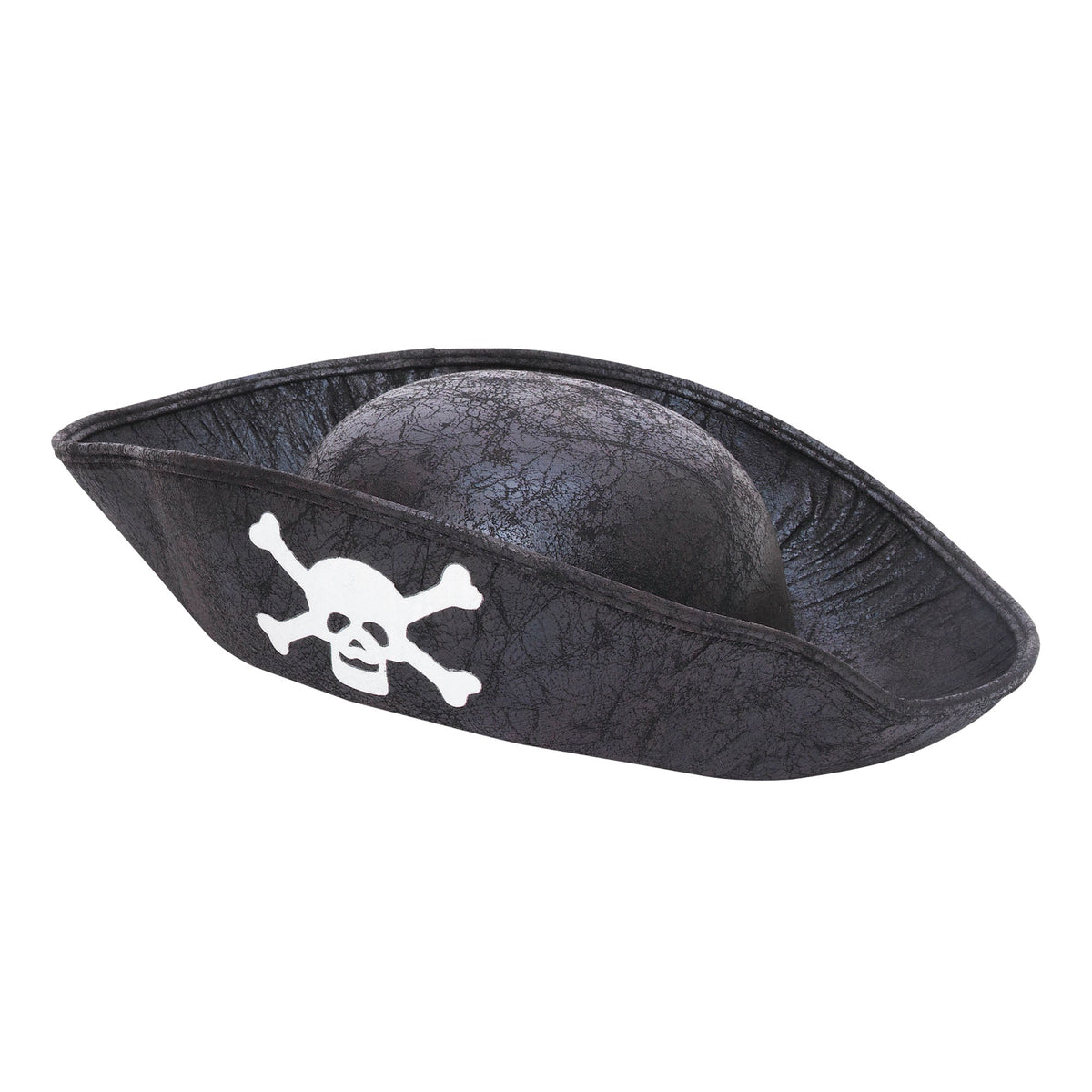 Pirate Hat Black Childs Size Leather Look 1