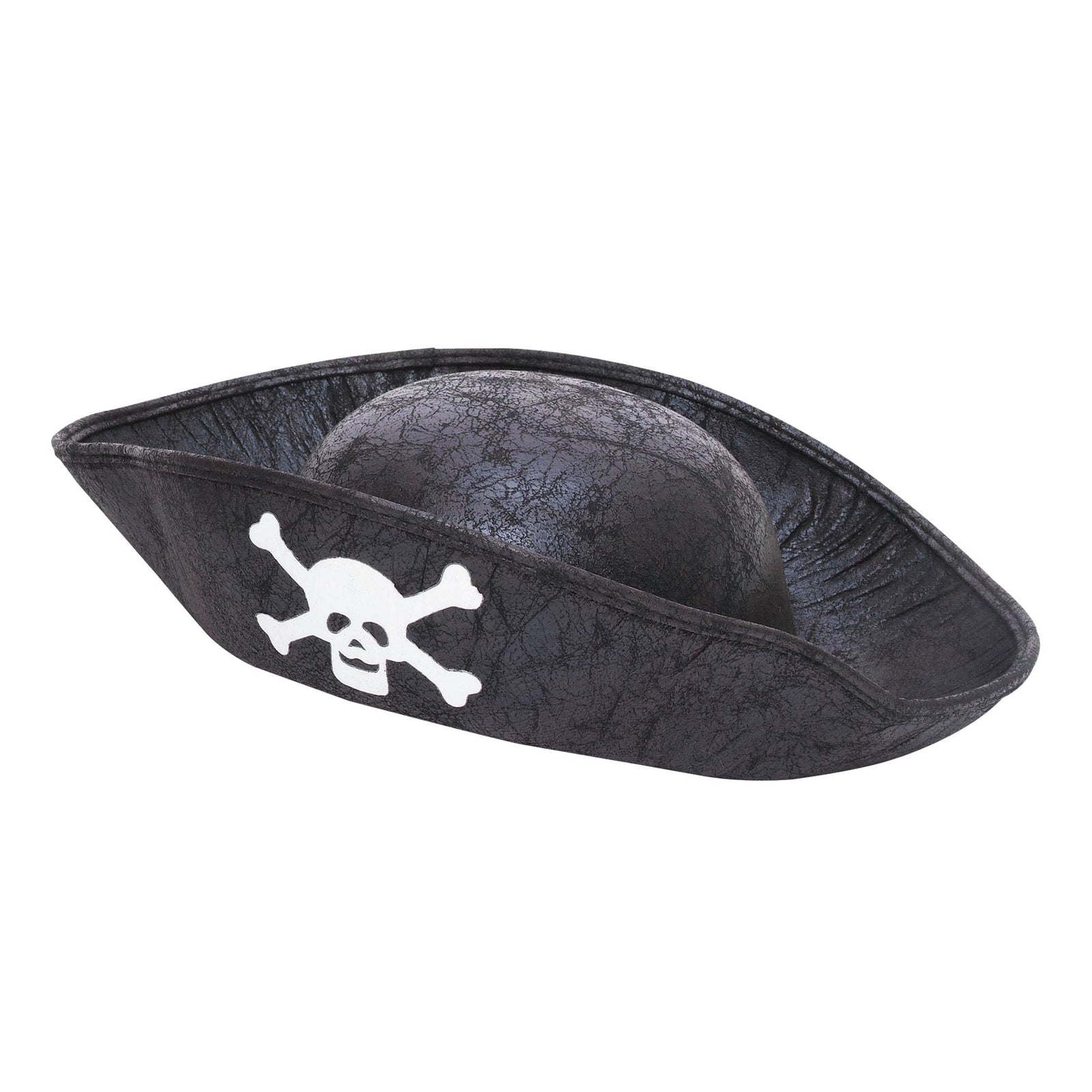 Pirate Hat Black Childs Size Leather Look 1