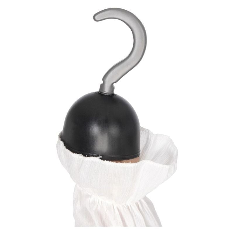 Pirate Hook Black and Silver PVC Costume Accessory 1