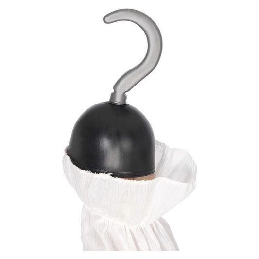 Pirate Hook Black and Silver PVC Costume Accessory 1