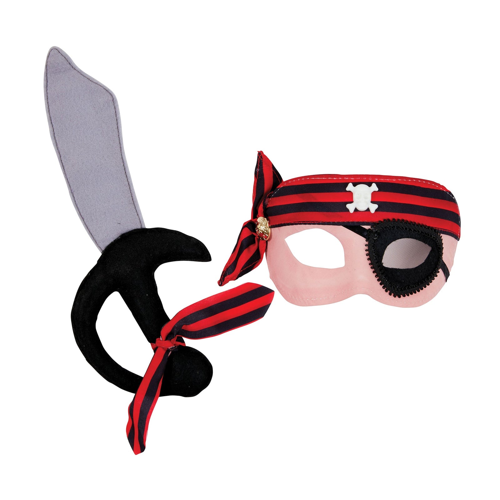 Pirate Mask Cutlass Soft Costume Set 1