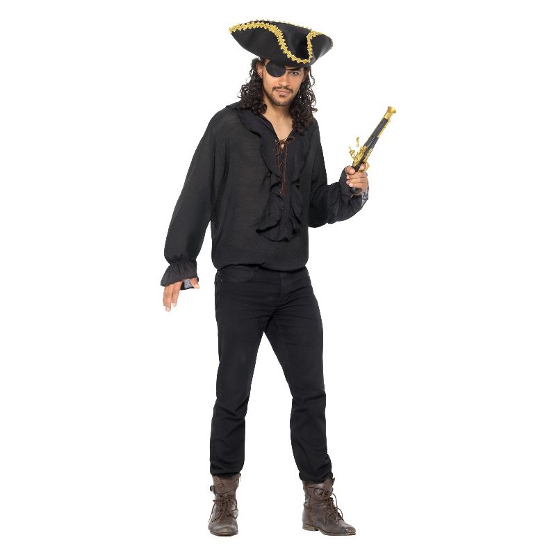 Pirate Shirt Black Adult 1