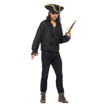 Pirate Shirt Black Adult 1