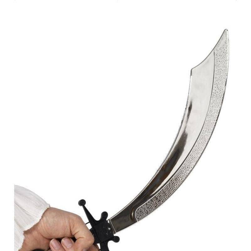 Pirate Sword Adult Plastic 50cm Silver_1