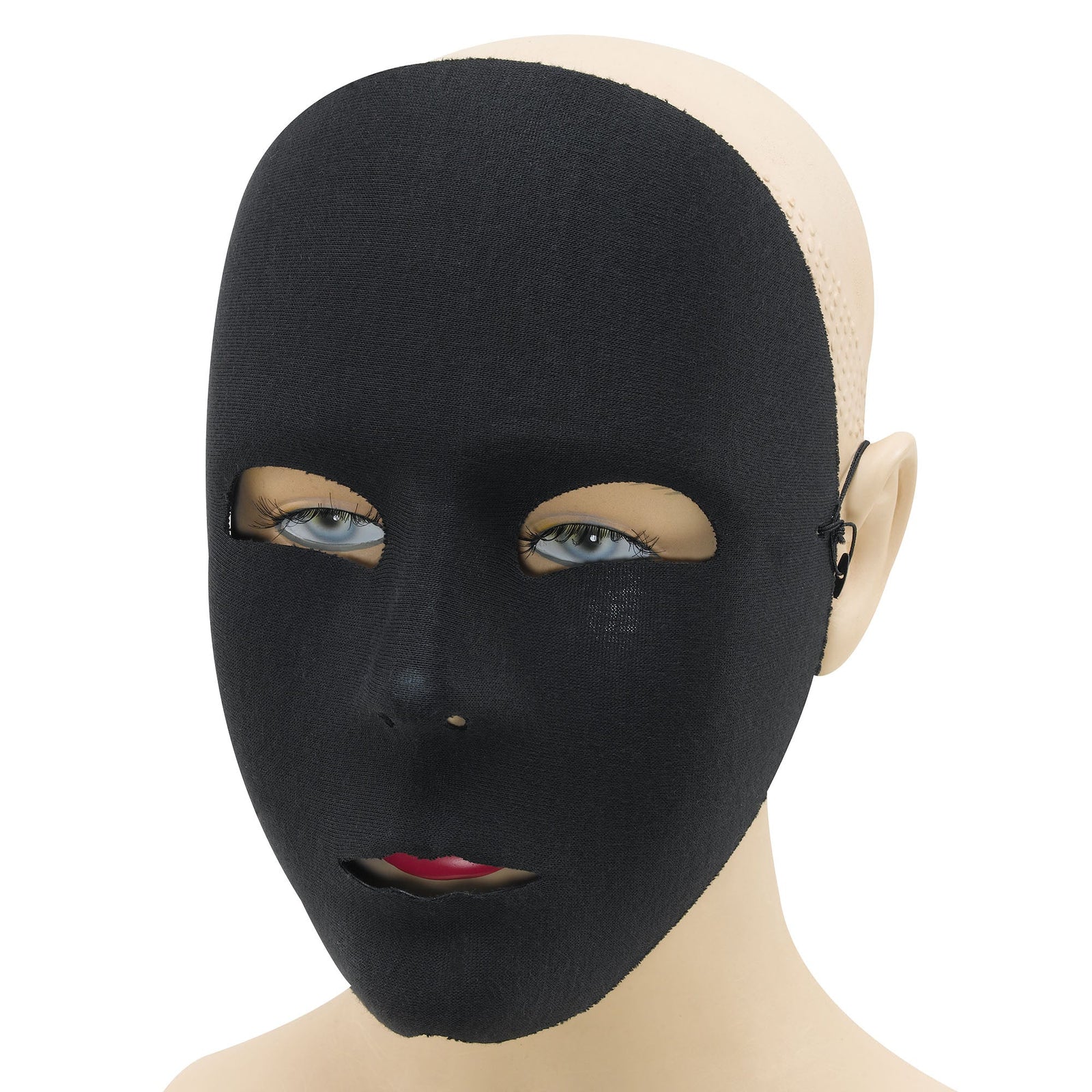 Plain Black Face Mask Eye Masks Unisex 1