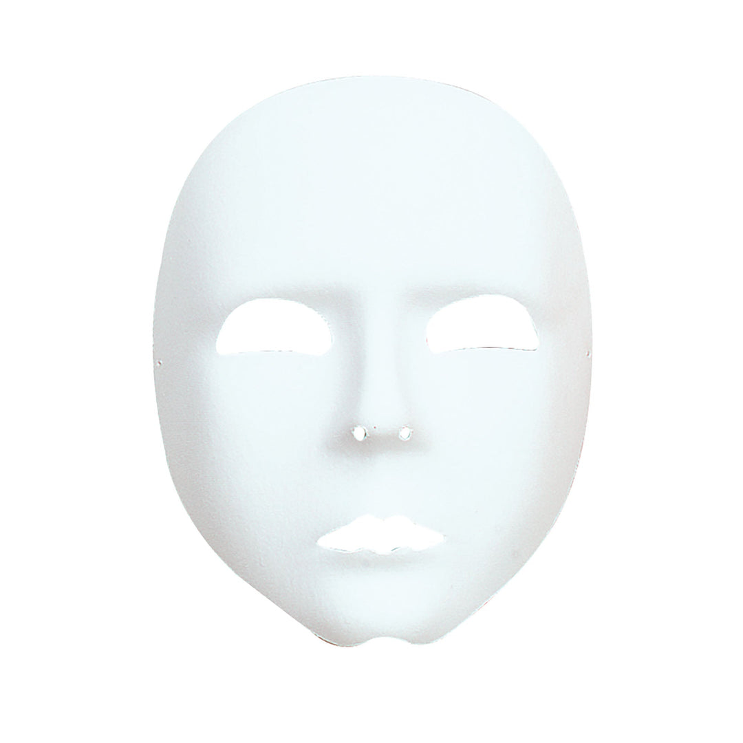 Plain White Face Mask Eye Masks Unisex_1