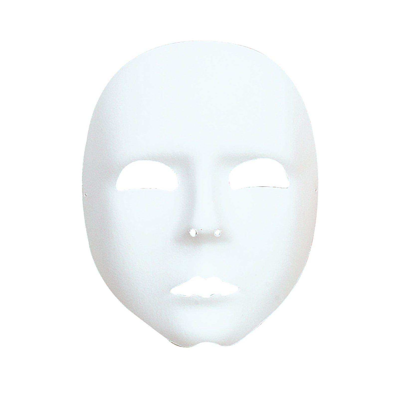 Plain White Face Mask Eye Masks Unisex 1