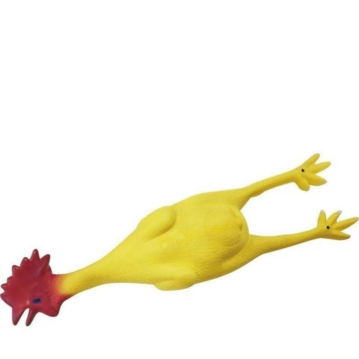 Plucked Rubber Chicken Adult Yellow_1