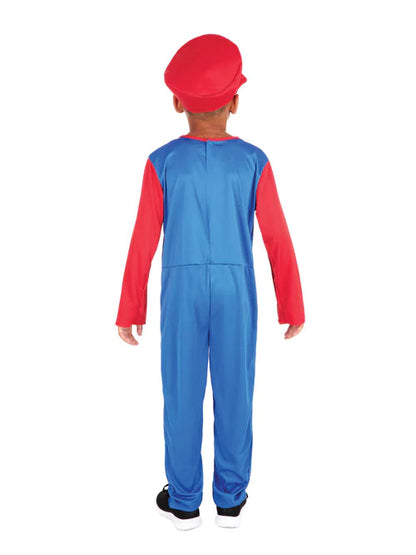 Plumber Boy Childrens Mario Costume 2