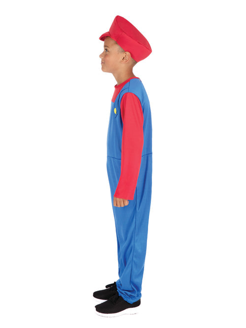 Plumber Boy Childrens Mario Costume_3