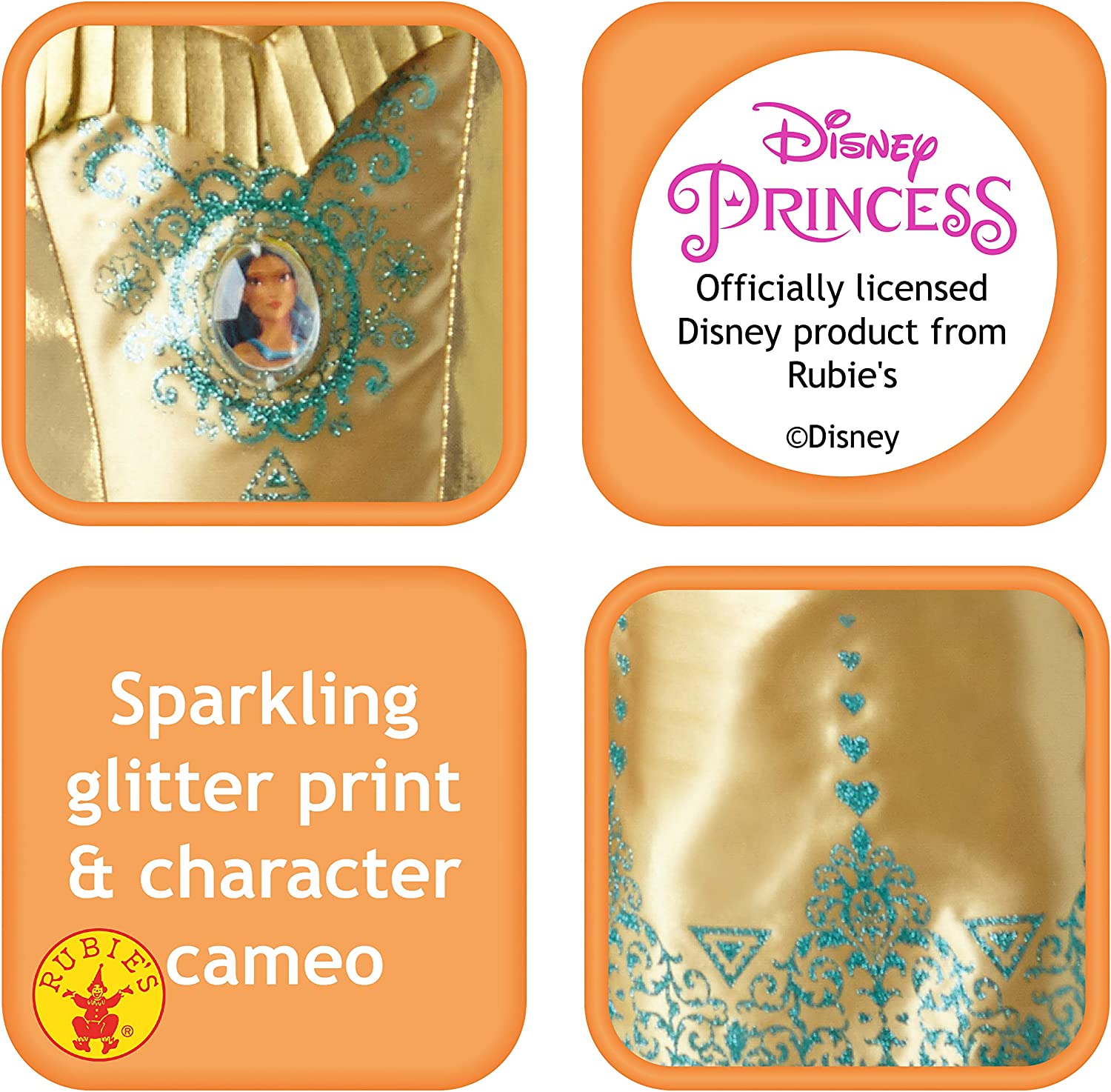 Pocahontas Costume Girls Gem Princess 2